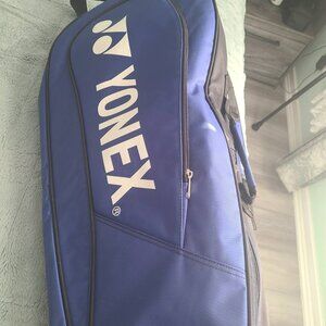 NWOT Blue Yonex Tennis Racket Bag 4 Zippers